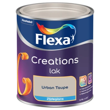 Flexa Creations Lak Urban Taupe Zijdeglans 750 Ml 4 Flexa Creations Lak Urban Taupe Zijdeglans 750 Ml - Afbeelding 2