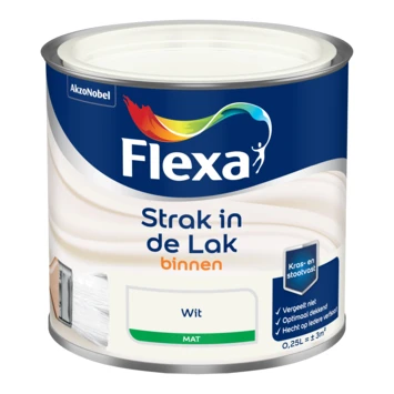 Strak In De Lak Voor Binnen Wit mat 250 Ml 4 Strak In De Lak Voor Binnen Wit mat 250 Ml - Afbeelding 2