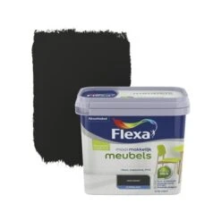 Flexa Mooi Makkelijk Meubels Zwart Zijdeglans 750 Ml