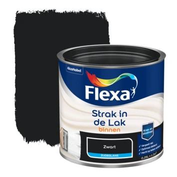 Flexa Strak In De Lak Voor Binnen Zwart Zijdeglans 250 Ml 3 Flexa Strak In De Lak Voor Binnen Zwart Zijdeglans 250 Ml