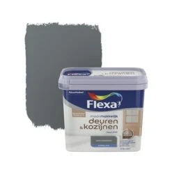 Flexa Mooi Makkelijk Deuren&kozijnen Donkergrijs Zijdeglans 750 Ml