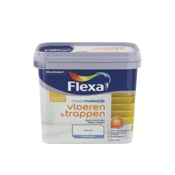 Flexa Mooi Makkelijk Vloeren&trappen Wit Zijdeglans 750 Ml 4 Flexa Mooi Makkelijk Vloeren&trappen Wit Zijdeglans 750 Ml - Afbeelding 2