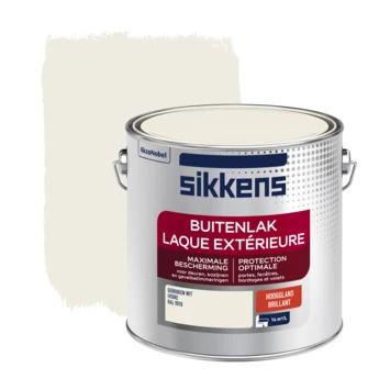 Sikkens Buitenlak RAL 9010 Hoogglans 2,5 Liter 3 Sikkens Buitenlak RAL 9010 Hoogglans 2,5 Liter