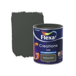 Flexa Creations Binnenlak Factory Green Zijdeglans 750 Ml