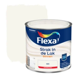 Flexa Strak In De Lak Voor Binnen Wit Hoogglans 250 Ml